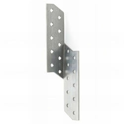 50 équerres galvanisées à chaud, asymétrique, droite 32 x 32 x 170 mm - SCAS3317DR - Index