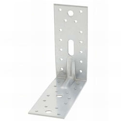 Index - 50 équerres galvanisées à chaud renforcée 77 x 64 x 50 mm - SCRF070605