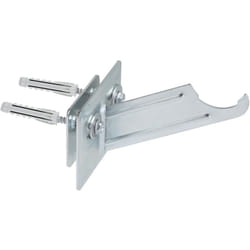 Index - Support à visser pour radiateurs aluminium - Zingué 100mm - Boite de 50