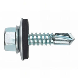 Index - 750 vis autoperceuse th à collerette estampée epdm 6,3 x 25 mm acier zingué pour toiture - ABE166325CP