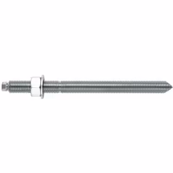 Tige filetée pour scellement chimique avec rondelle et écrou - Inox A4 M12 x 160 - Boite de 10