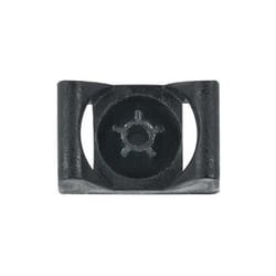 Index - Boite de 100 - Base pour collier de serrage - Installation avec un pistolet à gaz - Nylon Noir