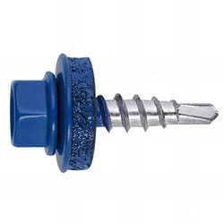250 vis autoperceuses, tête hexagonale 8 bleu gentiane 4,8 x 19 mm zingué spécial bac acier - AFAZ144819 Index