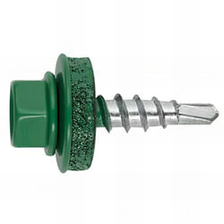 Index - 250 vis autoperceuses, tête hexagonale 8 vert mousse 4,8 x 19 mm zingué spécial bac acier - AFVE144819