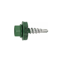 Index - 250 vis autoperceuses, tête hexagonale 8 vert mousse 4,8 x 28 mm zingué spécial bac acier - AFVE144828