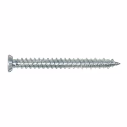 Boite de 100 - Vis à béton - Tête plate - Empreinte Torx - Zinguée 7,5 x 72 Ø6 - Boite de 100