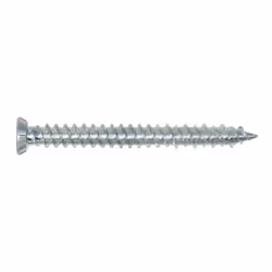 Boite de 100 - Vis à béton - Tête plate - Empreinte Torx - Zinguée 7,5 x 132 Ø6 - Boite de 100