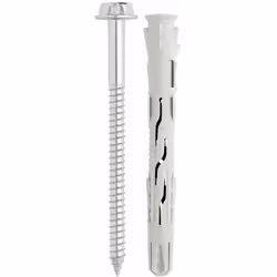 Boite de 50 - Cheville nylon universelle à haut rendement - Tête hexagonale - Homologuée ATE Option 7 Ø10 x 200