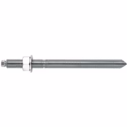 Tige filetée pour scellement chimique avec rondelle et écrou - Inox A4 M10 x 130 - Boite de 10