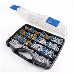 Description générale Coffret Multiproduits de 670 pièces, idéal pour les travaux de bricolage et d'amélioration de l'habitat. ...