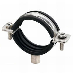 Index - 25 colliers isophonique renforcés M8-M10. Inox A4, d. 51 - 55 mm - ABRIA4054