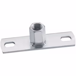 Platine de fixation - Zingué M8 + M10 - Boite de 100