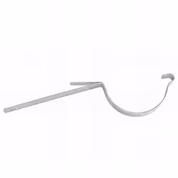 Crochet pour gouttière PVC DIM. 33 mm. Revêtement galvanisé. Utilisation sur tuile, gouttière. Recommandé pour l'installation ...
