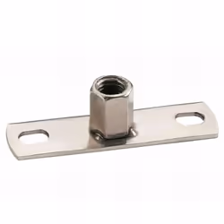 Platine de fixation inox A4 DIM. M8 - M10 mm. Fabriqué en Inox A4. Recommandé pour l'installation de cheville plafond, collie ...