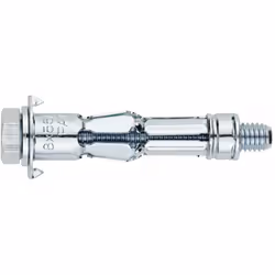 Cheville Indemoll pour fixation dans matériaux creux - Vis à tête hexagonale - Zingué M8 x 60 Ø 14 - Boite de 100