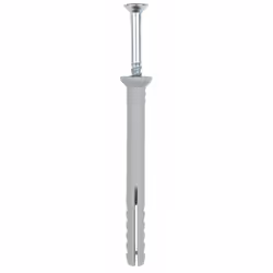 Description générale Cheville prémontée à frapper en polyamide 6.6 avec clou annelé, dimensions 6 x 80 mm (D. 6 mm). Ces chev ...