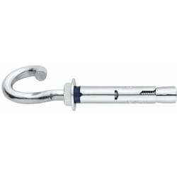 Cheville anti-rotation pour charges moyennes - Crochet spiral M10 x 135 Ø12 - Boite de 15