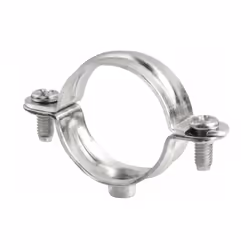 Collier simple M6 - Zingué 10 mm - Boite de 100