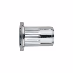 Écrou à sertir Tête large - Zingué M4 x 10 - Boite de 500