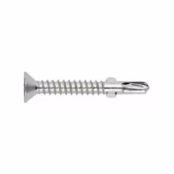 Vis autoperceuse avec pointe foreuse à 2 ailettes - Tête fraisée - Empreinte Torx - Zinguée 6,3 x 70 - Boite de 250
