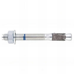 Index - 100 Goujons d'ancrage mâle charges lourdes - tige zinguée - bague sherardisée - M8 x 80 mm
