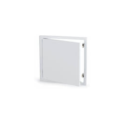 Trappe de visite 300 x 300 mm pour plaques de plâtre, laquée blanche (RAL 9016), zingué