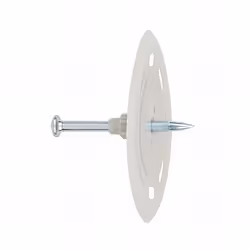 Clous pour cloueur à poudre. Clous standards avec rondelle plastique 66 mm (3,8 x 51 mm). Revêtement : zingué. Utilisation su ...