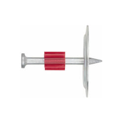 Index - Clou rainurés avec rondelle métallique 36mm pour pistolet FP08 3,8 x 37 - Boite de 100