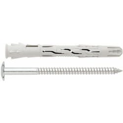 Index - Boite de 50 - Cheville nylon universelle à haut rendement - Tête Truss inviolable - Zinguée - Homologuée ate 10 x 100 Ø10 mm