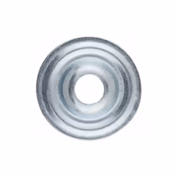 Rosace plate pour colliers - Zingué 32 mm