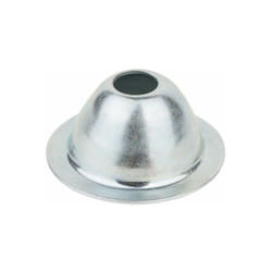 Index - 100 Rosaces coniques zinguées pour colliers d. 30 x h. 14 mm