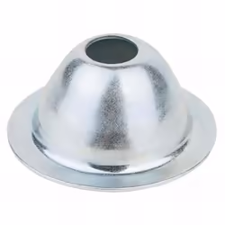 Rosace conique zinguée pour collier est une pièce de métal emboutie, venant s'intercaler entre le support mural et le collier ...