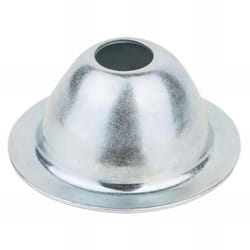 Index - 100 Rosaces coniques zinguées pour colliers d. 34 x h. 19 mm