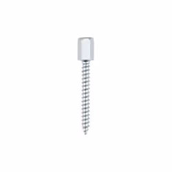 Boite de 50 - Piton d'ancrage femelle pour tige filetée - Zingué M7 x 65