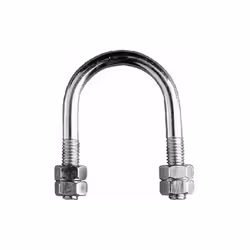 Étrier de fixation pour tube - Inox A2 M6 1 1/ - Ø102 x 114 - Boite de 50