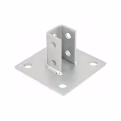 Supports pour charges lourdes Indextrut Support base carrée "U" Indextrut M16 (41/21-41/41) - Boite de 12