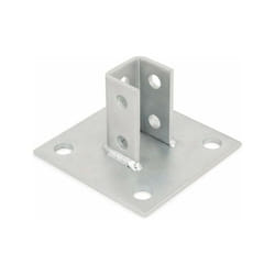 Supports pour charges lourdes Indextrut Support base carrée "U" Indextrut M16 (41/21-41/41) - Boite de 12