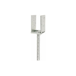 Index - Fixation de poteaux En 'u' pour encastrer avec largeur réglable - Zingué 71 - 131 x 110 x 200 x 70