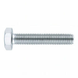 Index - 100 vis métriques M12 x 50 mm avec tête hexagonale totalement filetée, Inox A2