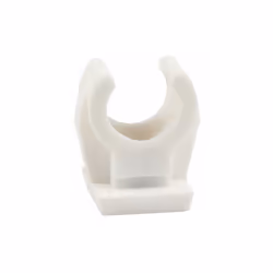 Clip polypropylène simple avec insert en laiton M6 32 - Boite de 25
