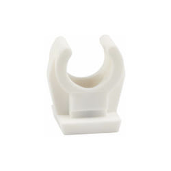 Index - Clip polypropylène simple avec insert en laiton M6 32 - Boite de 25