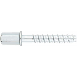 Index - Boite de 50 - Vis a béton - Tête filetage femelle - Recouvrement zingué - Homologué ete Option 2 Ø6 x 35 (M8-M10)