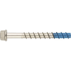Index - Vis a béton tête hexagonale - Pointe Bi-métal - Inox A4 Ø8 x 70 - Boite de 50