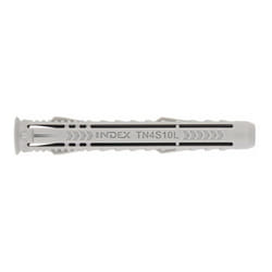 Index - Cheville nylon quadruple expansion pour tout type de materiaux - Long cheville 6 x 45 Ø6 - Boite de 100