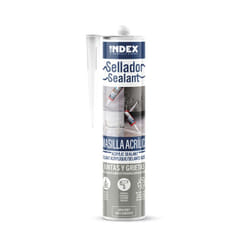 Index - Mastic de scellement sur base acrylique 280 ml (Gris)
