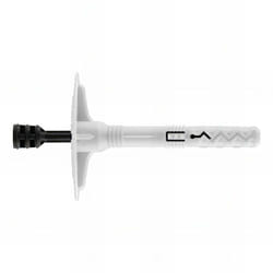 Index - 200 chevilles de fixation de panneaux isolants 10 x 140 mm (d. 10 mm) avec clou polyamide