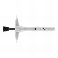 Index - 200 chevilles de fixation de panneaux isolants 10 x 180 mm (d. 10 mm) avec clou polyamide