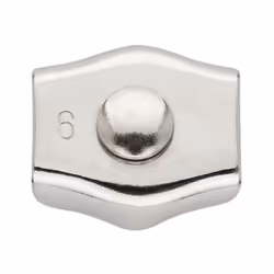 Serre-câble plat simple - Inox A4 Ø2 - Boite de 100