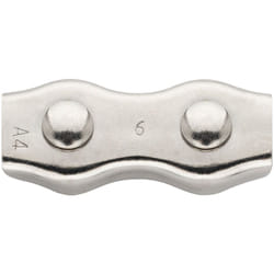 Index - Serre-câble plat double - Inox A4 Ø4 - Boite de 30