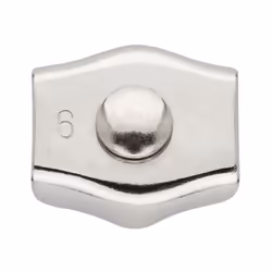 Serre-câble plat simple - Inox A4 Ø6 - Boite de 10